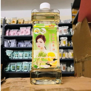 Dầu Sả Chanh 750ml Massage Body, Massage Foot Thơm Dịu Nhẹ Trơn Tay