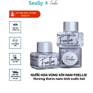 Nước Hoa Vùng Kín Nam Foellie Steel Armor – Hương Gỗ Cuốn Hút, Cân Bằng pH, Lưu Hương 48H – Dung Tích 5ml