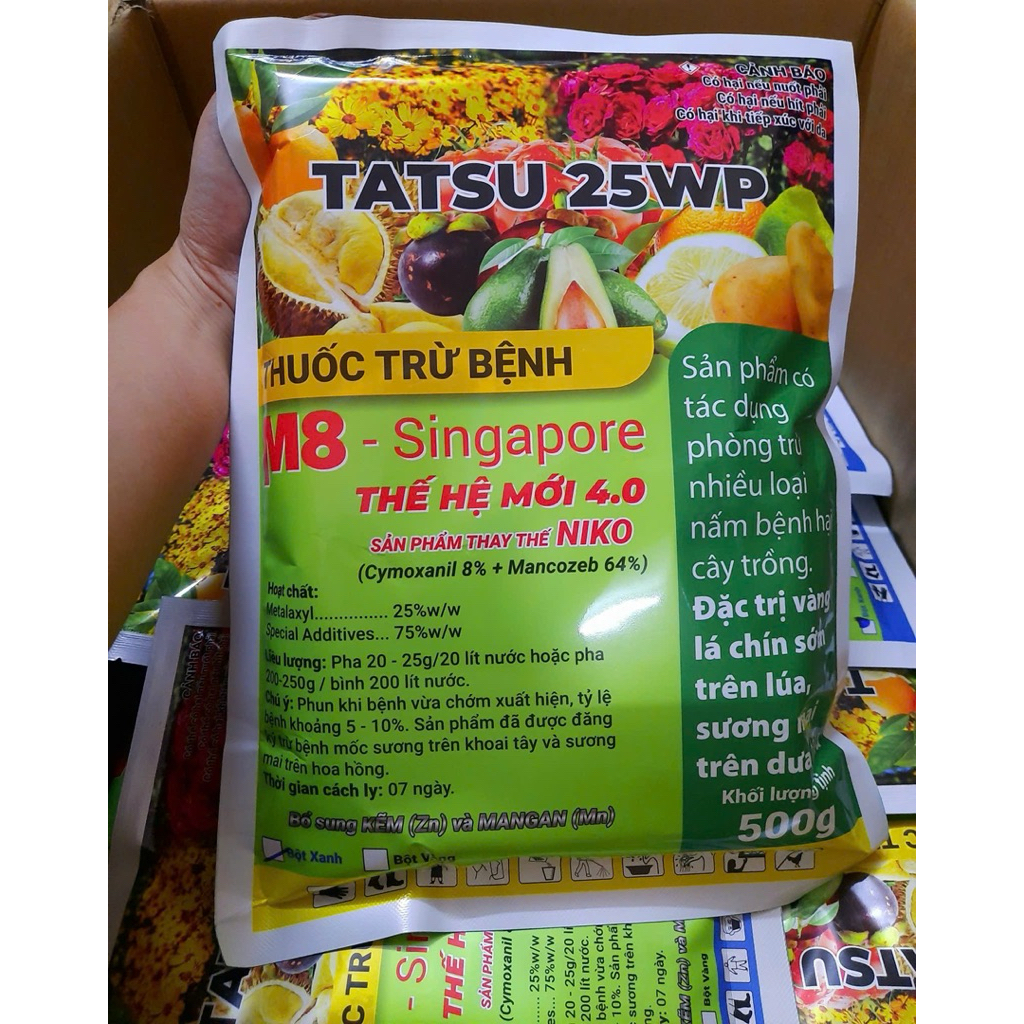 METALAXYL - TATSU M8 Singapore thế hệ mới 4.0 trừ nấm bệnh