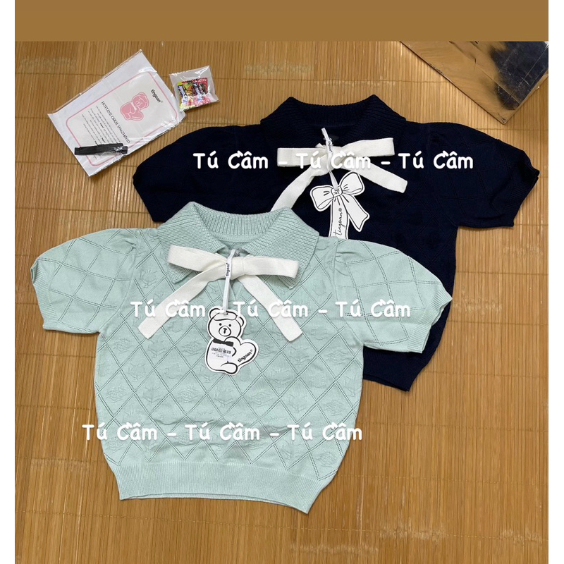 ÁO NƠ YURI YURI XANH MINT TÍ NGOAN | BigBuy360 - bigbuy360.vn