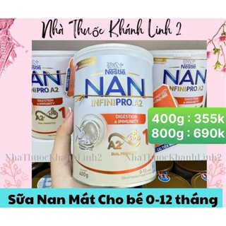 🌺 Nan Infinipro A2 400g  800g số 1 2 3 ,sx tại Thụy Sĩ  Sữa Nan A2 800g số 1 ,số 2 ,số 3 . Sữa Nan A2 400g số 1 . 