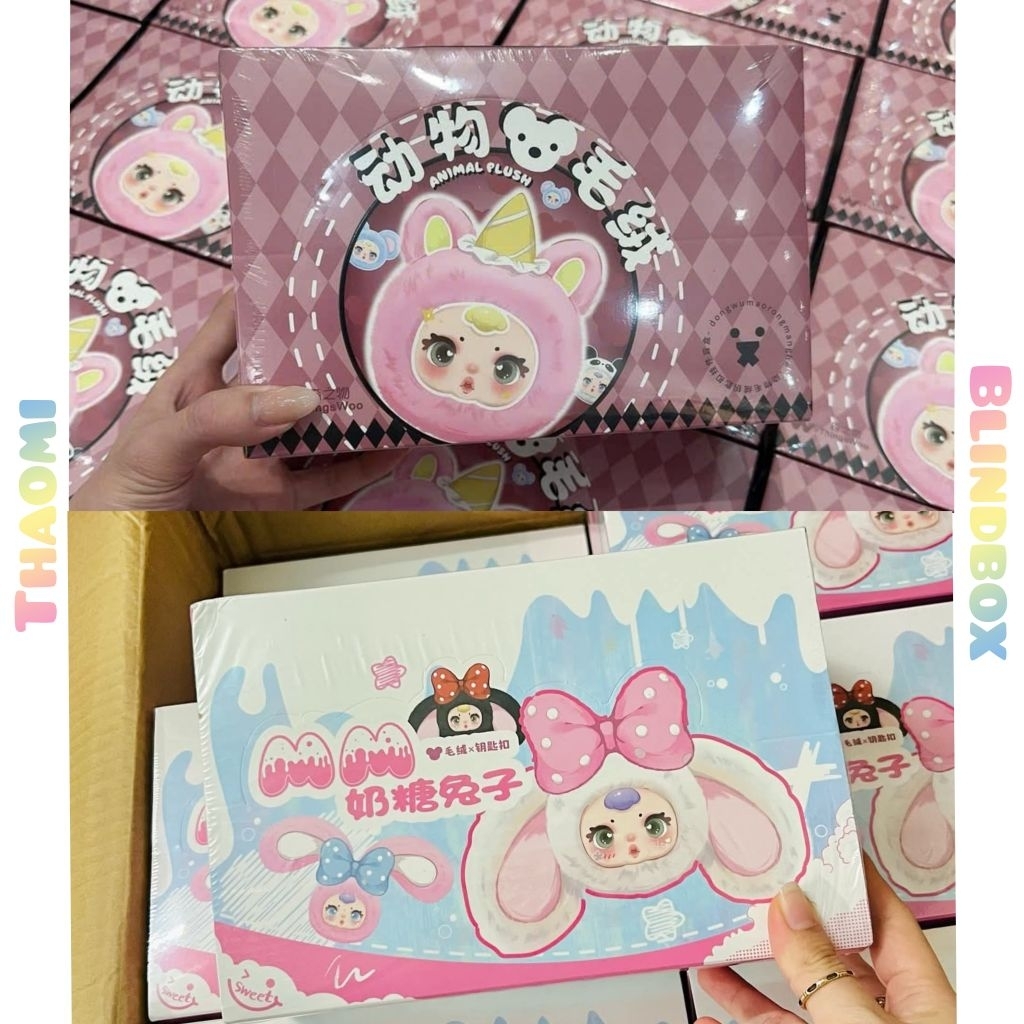 [Full set, hàng có sẵn] Blindbox Lovely V1-V2 / MM Milk Candy V1 - Candy Trái Cây V2 làm móc khoá tr