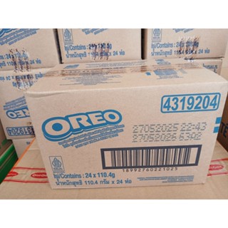  Combo 24 cây   1 thùng  bánh quy sô cô la OREO  vị Vani 110g. 
