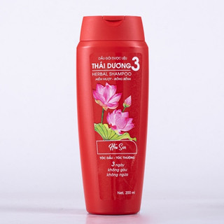  Dầu gội dược liệu Thái Dương 3 hương hoa Sen dung tích 500ml 200ml 330 ml sản phẩm của Sao Thái Dương 