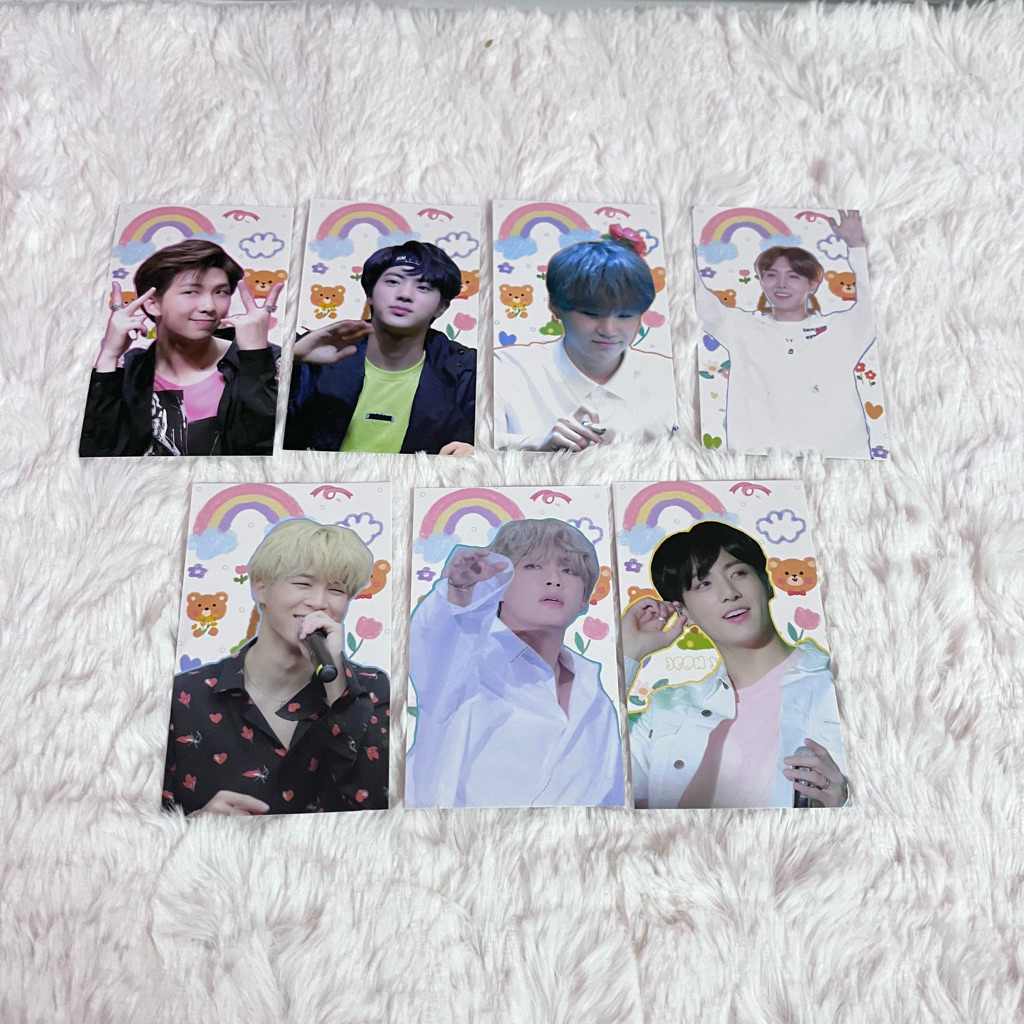 [Nhám Mờ] Set 7 Card Des BTS, Card Unoff BTS