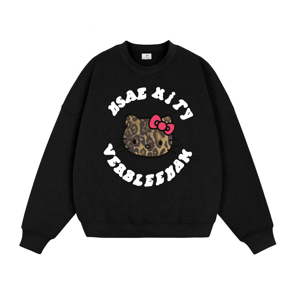 Áo Sweater Local Brand The Xide in hình KTTY CAMO nỉ bông form rộng oversize unisex
