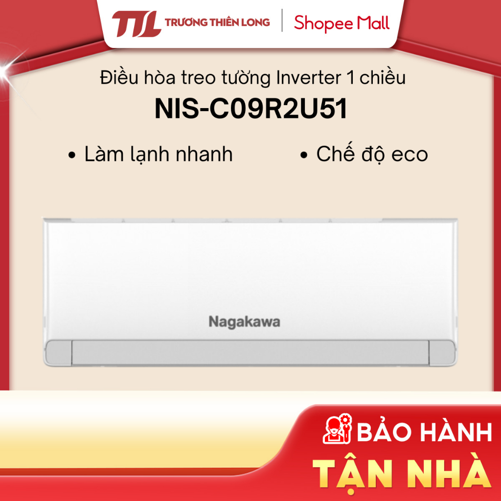 Điều Hòa Treo Tường Inverter 1 Chiều NIS-C09R2U51 [FREESHIP HCM]