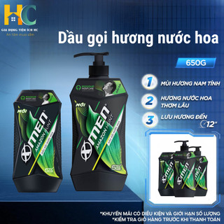 Dầu gội x-men Amazon hunt 150g 630g dành cho nam giới hàng chính hãng giá khuyến mại