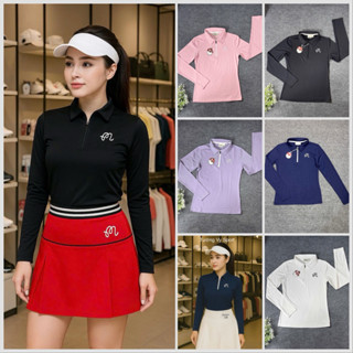  Áo dài tay thể thao nữ chơi golf tennis pickleball chất thun co giãn lên phom xinh màu đẹp phù hợp chơi thể thao,....... 