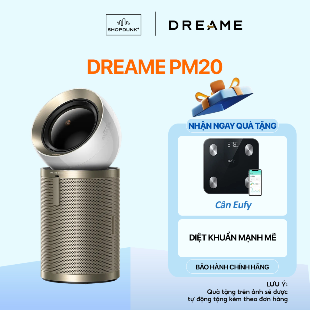 Máy Lọc Không Khí Dreame AirPursue™ PM20 Chính Hãng | Bảo Hành 24 Tháng