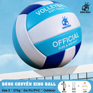 Bóng Chuyền Da Chính Hãng King Ball Quả Bóng Chuyền Giá Rẻ Nam Nữ Học Sinh ViênThi Đấu ECO SPORT