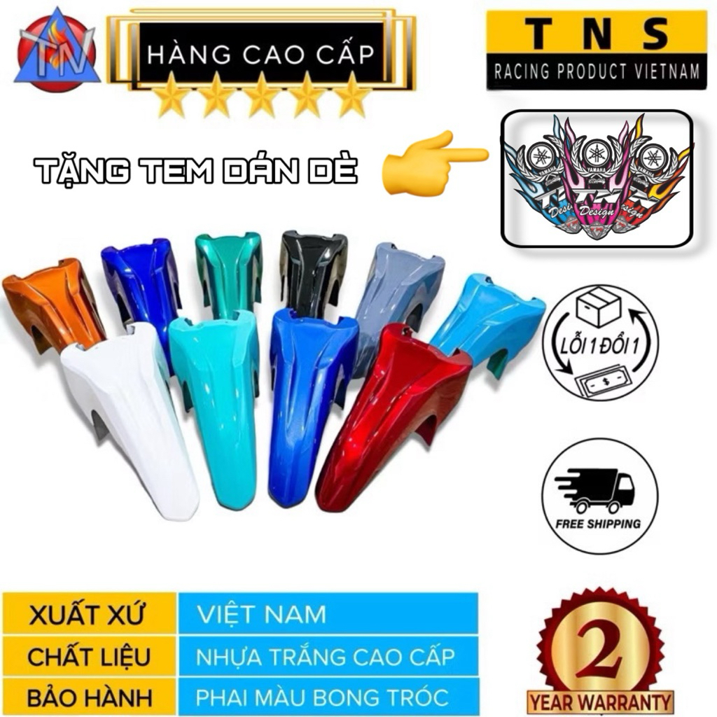 [HÃNG TNS] Dè Fi Sirius - Chắn bùn (Dè) trước Sirius Fi (Tặng Tem Dán)