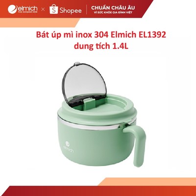 Bát úp mì inox 304 Elmich EL1392 dung tích 1.4L