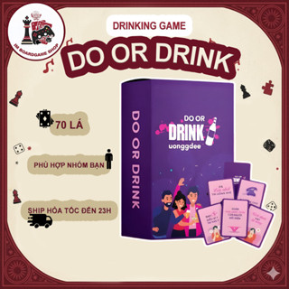   DRINKINGGAME  Bộ DO OR DRINK 78 Lá Sự Thật Thử Thách Giải Trí Party Game Cho Nhóm Bạn Vui Hết Sảy 