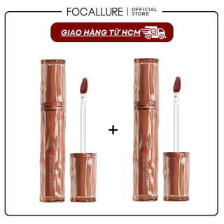  COMBO 2 Son Kem Focallure Nhung Lì Mềm Mịn Thoáng Khí Cảm Giác Nhẹ Dưỡng Ẩm Lâu Trôi - 2gx2 
