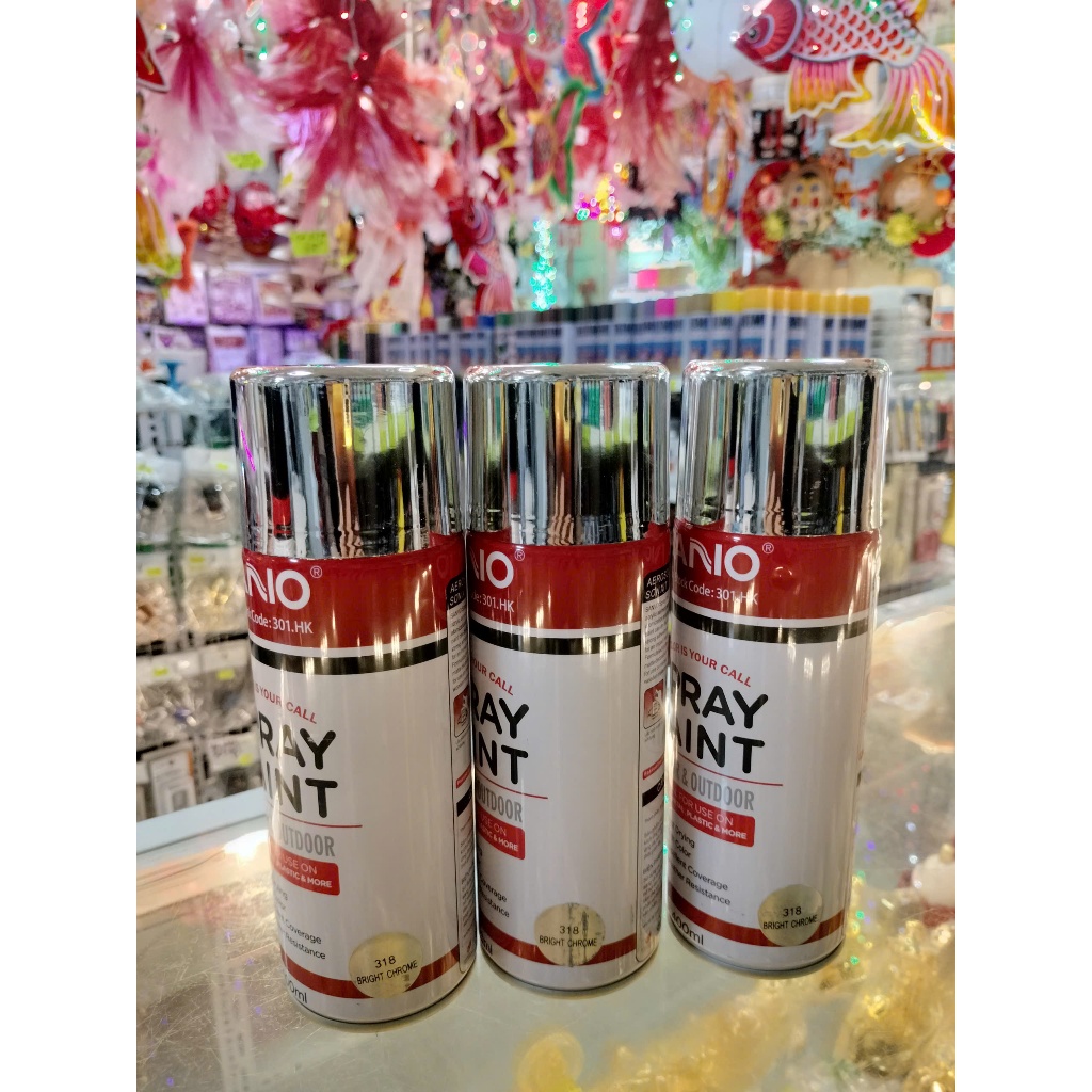 Sơn xịt Sano Mào crom  inox 318