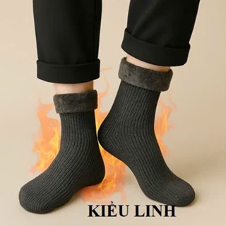  Tất Cổ Lông Nam Giữ Nhiệt Mùa Đông Dày Dặn Siêu Ấm Mềm Mại Thoáng Khí Thời Trang Cao Cấp Cho Quý Ông 