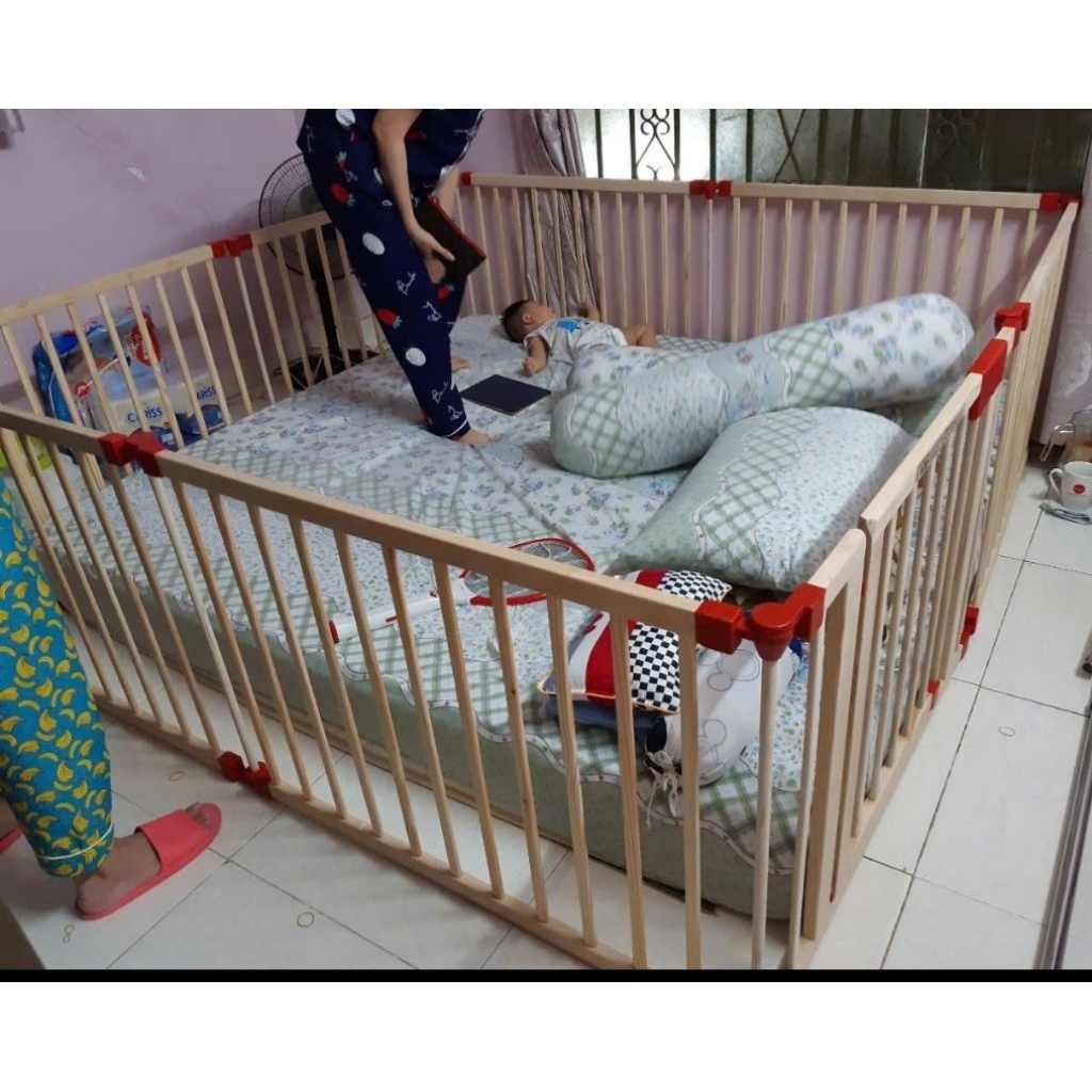 Cũi playpen 8 cánh