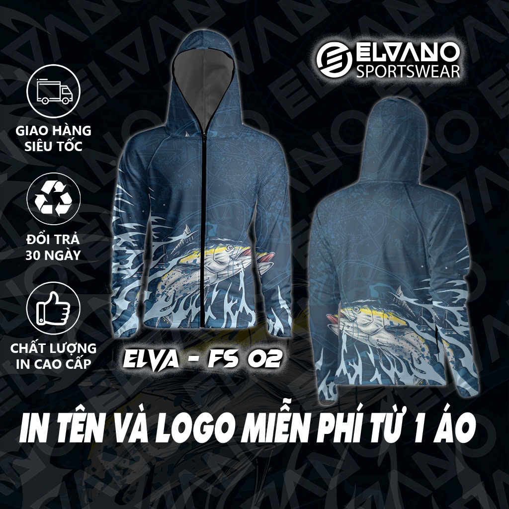 Áo Câu Cá ELVANO thiết kế cao cấp Mẫu ELVA-FS02