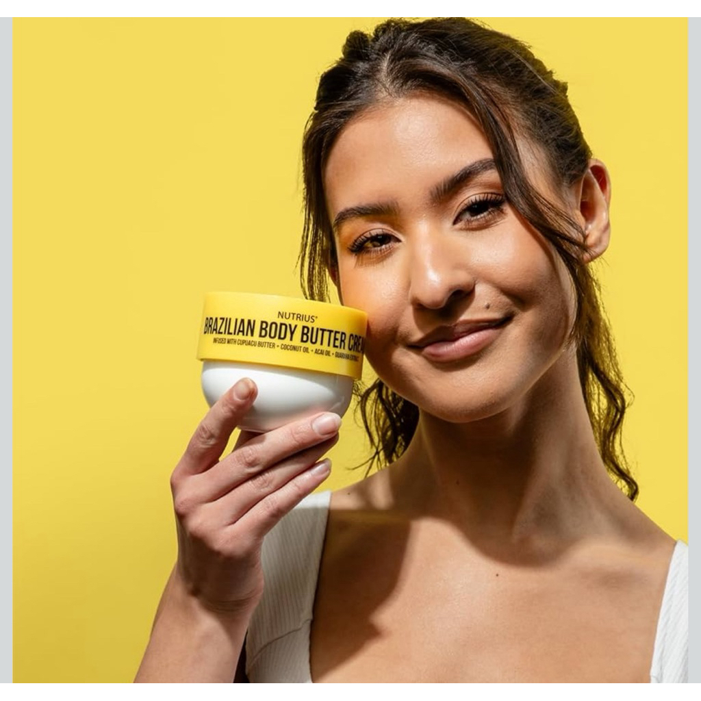 Kem dưỡng thể Nutrius Brazil với bơ Cupuacu + dầu dừa + dầu acai + chiết xuất guarana