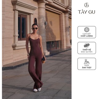 Jum nâu 2 dây dáng dài ống suông NOVA - JTK21 - TÂY GU