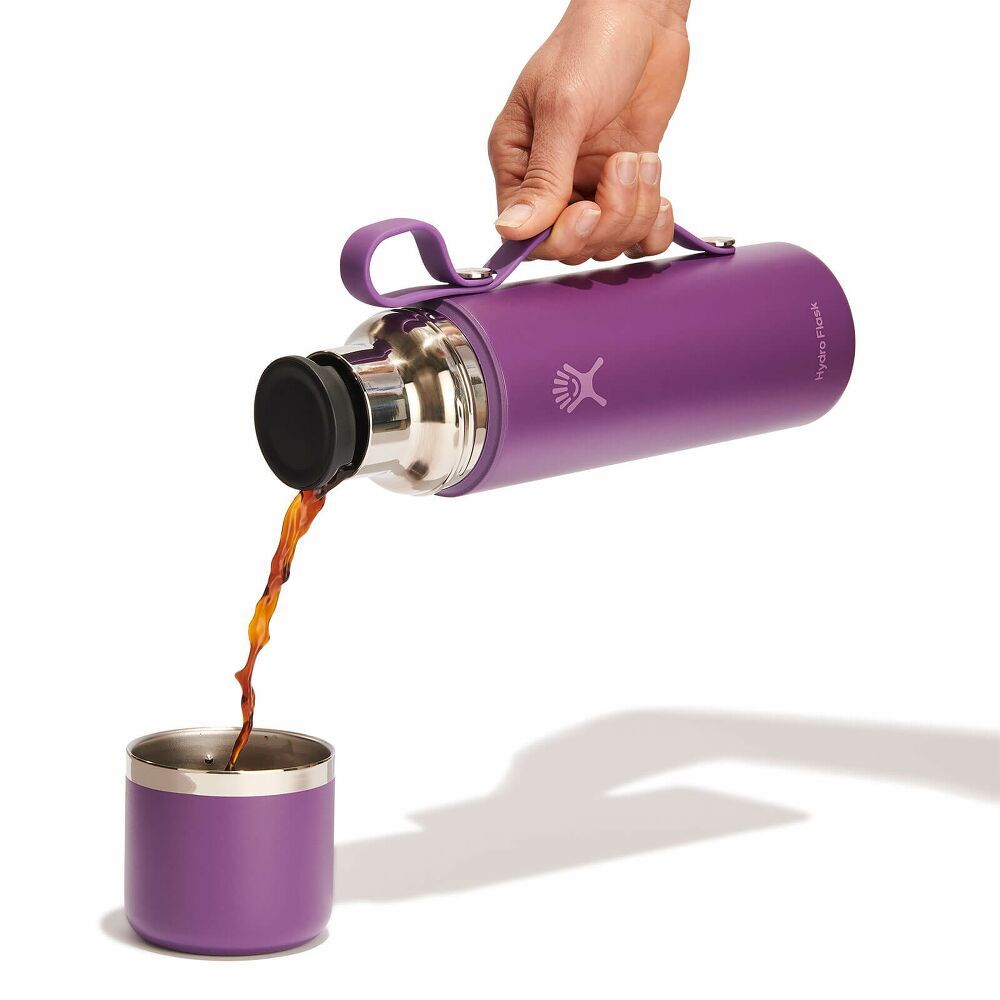 Bình thuỷ giữ nhiệt 828ml Hydro Flask (28 oz) đựng nước nóng, nắp làm ly tiện lợi, chính hãng -FLC28 | BigBuy360 - bigbuy360.vn