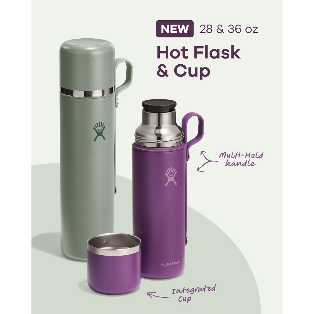 Bình thuỷ giữ nhiệt 828ml Hydro Flask (28 oz) đựng nước nóng, nắp làm ly tiện lợi, chính hãng -FLC28 | BigBuy360 - bigbuy360.vn