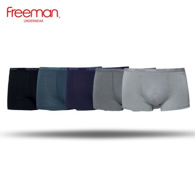 Combo 10 Quần lót nam boxer FREEMAN chất liệu visco mềm mịn, thoáng mát 6517