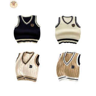  Áo gile cho bé GILE len cho bé trai bé gái chất LEN MỀM DÀY phong cách lịch lãm - HADU KIDS 10-27kg 