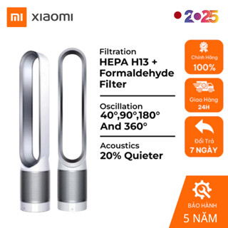 máy lọc không khí thông minh Xiaomi, Quạt không cánh ,màng lọc HEPA, lọc sạch bụi và vi khuẩn