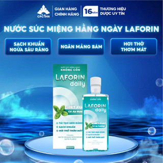 Nước Súc Miệng Hằng Ngày Không Cồn LAFORIN Daily 500ml Chính Hãng