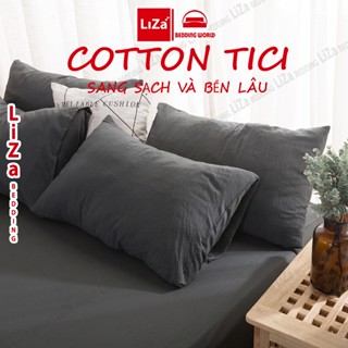  Vỏ Gối Nằm Cotton Tici Size 35x50   45x65   50x70 Áo Gối Mềm Mịn Không Xù Hàng Chọn Mẫu  1 chiếc  