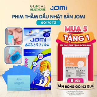  Phim thấm dầu Jomi - thấm dầu nhờn se khít lỗ chân lông  Gói 70 Miếng  