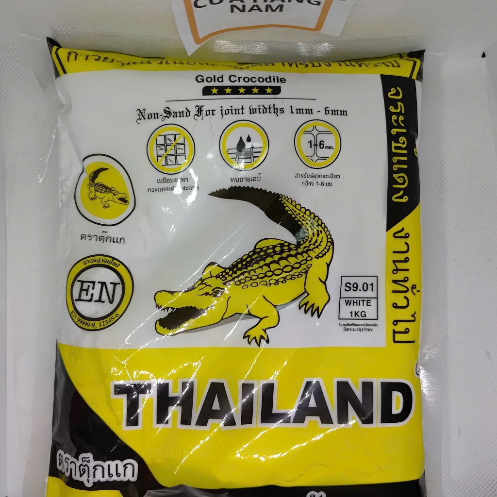 (New) 1KG Keo Chà Ron Cá Sấu Thái Lan Bịch 1kg Dùng Trét Ron Gạch, keo chà ron vàng hoặc Cam, ron