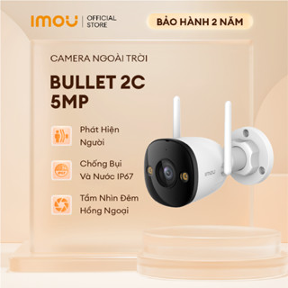  Camera Wifi ngoài trời Imou Bullet 2C I 3MP 5MP I IPC-F52P-D I Chống nước IP67 
