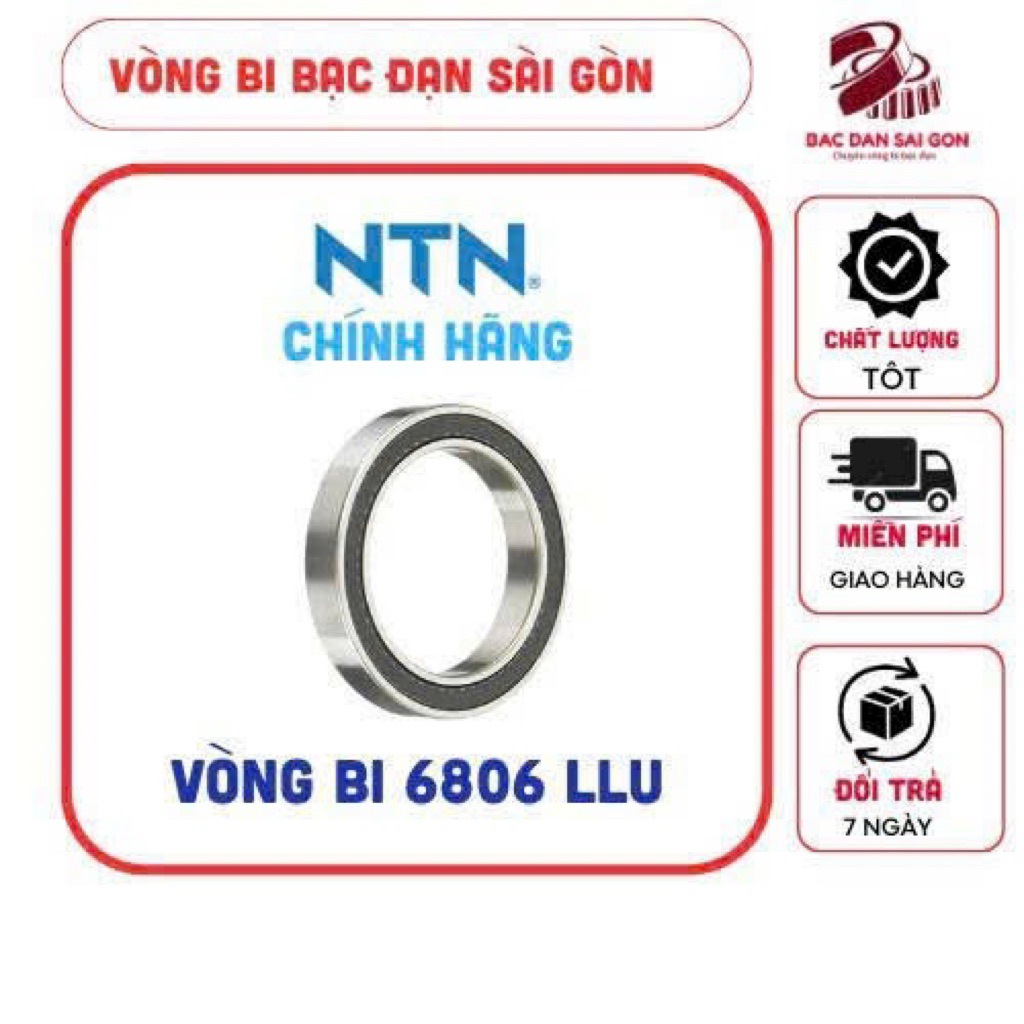 [Chính Hãng] Vòng Bi NTN & HCH 6806 Nhật TQ Máy Bay Nông Ngiệp T40 T50