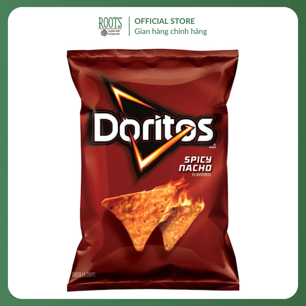 (Ship hỏa tốc) DORITOS - Bánh Ngô Giòn Vị Cay, Tortilla Chips, Spicy Nacho, 7 oz (198.4g)