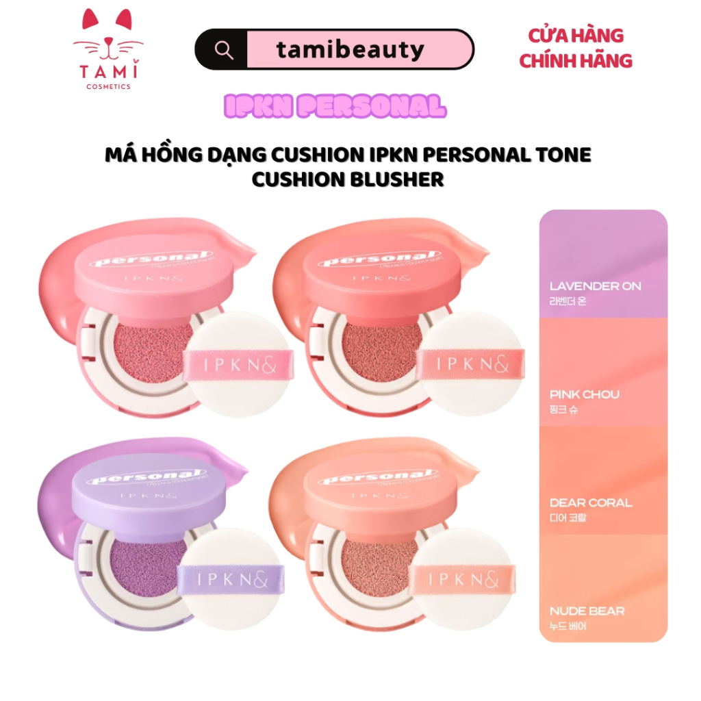 Má Hồng Dạng Cushion IPKN Personal Tone Cushion Blusher