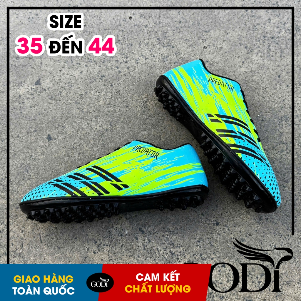 Giày bóng đá fullsize nam nữ trẻ em Giày đá bóng đá banh đẹp rẻ bé trai size nhỏ số bẻ size 35 số 36 size 37 38 màu xanh