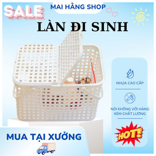 Làn Đi Sinh, Giỏ Đựng Đồ Có Nắp Cho Mẹ Và Bé 2608