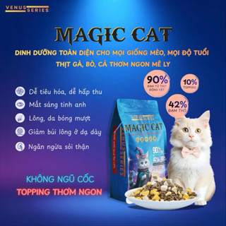   Hoả tốc  Hạt mèo Magic cat-thức ăn cho mèo - hạt cho mèo không độn ngũ cốc mix 4 loại thịt 