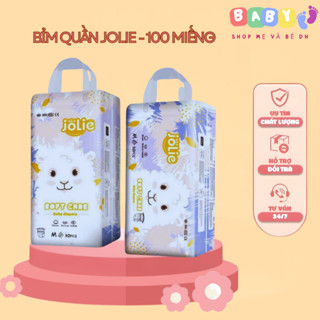   Bỉm Quần  100 miếng bỉm quần Jolie đủ size cho bé yêu bỉm mỏng nhẹ form suông 