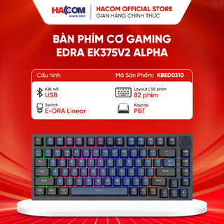  Bàn phím cơ gaming EDRA EK375v2 - Bảo hành 24 tháng 