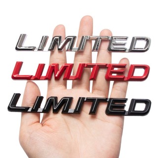 Decal chữ kim loại limited, khẳng định đẳng cấp xe bạn