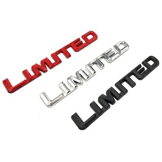 Decal chữ kim loại limited, khẳng định đẳng cấp xe bạn