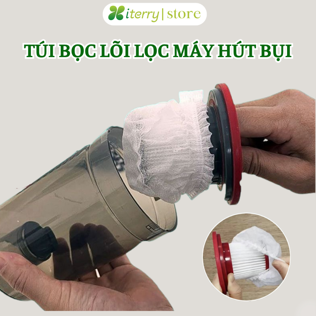 Túi bọc bảo vệ lõi lọc cho máy hút bụi – Dễ lắp đặt, tái sử dụng tiện lợi