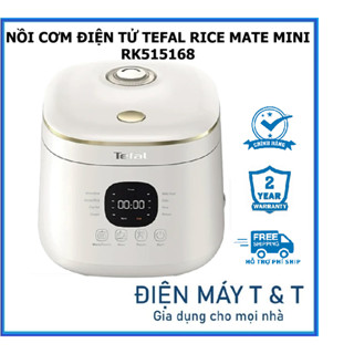 Nồi cơm điện tử Tefal Rice Mate Mini 0.7 lít RK515168 - Công nghệ AI tự động