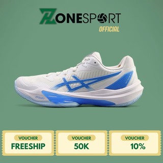  Giày Asics Sky Elite FF 3 Trắng - Giày Bóng Chuyền Cao Cấp cổ thấp trọng lượng nhẹ đế đệm êm ái 