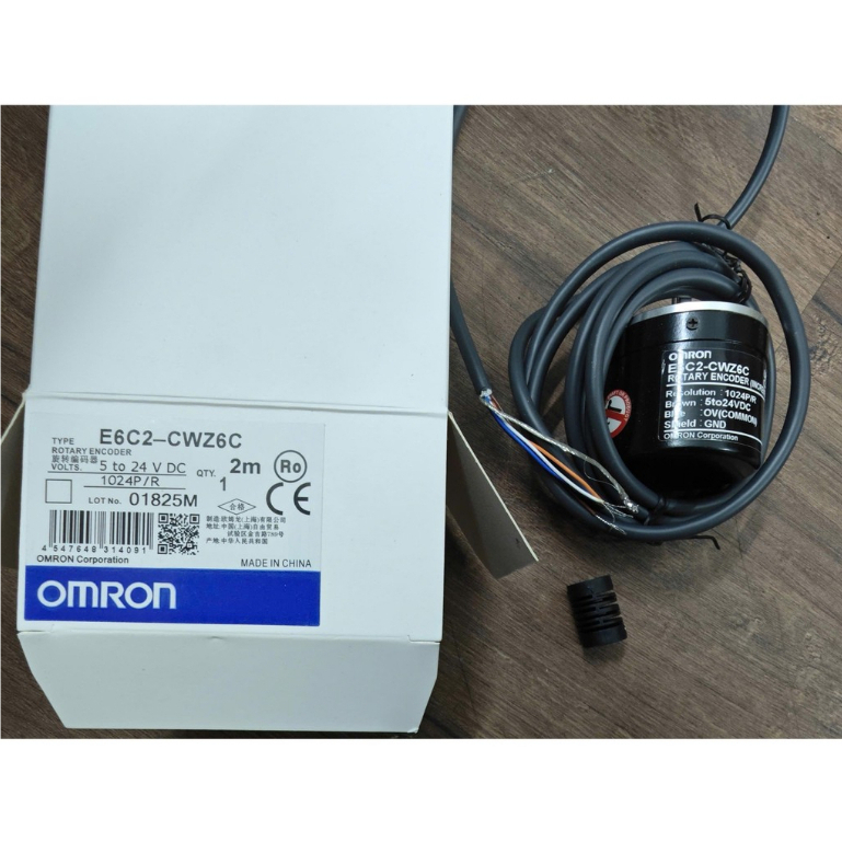 [HÀNG ORDER] Bộ mã hoá quay Omron E6C2-CWZ6C – Encoder công nghiệp, giải pháp định vị chính xác