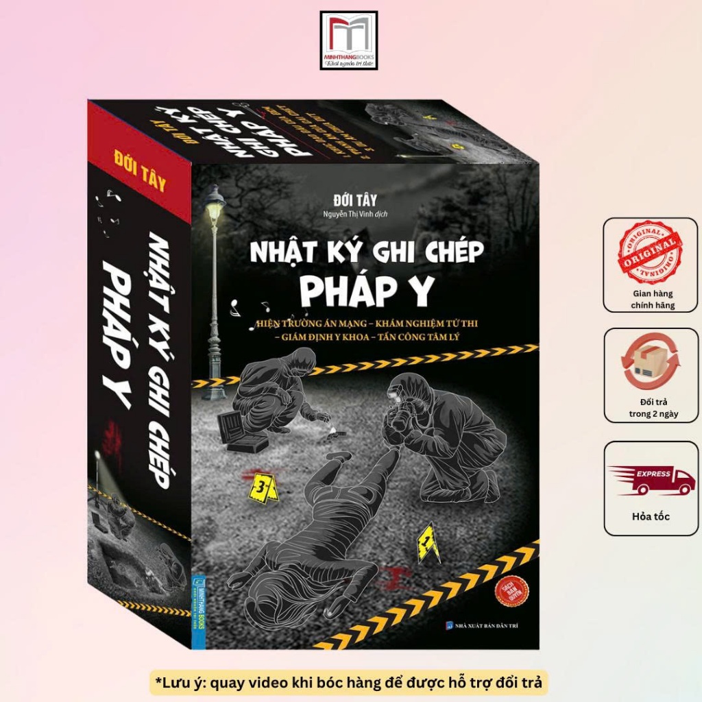 Sách - Nhật Ký Ghi Chép Pháp Y (sách bản quyền)